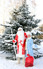 Выезд Дед мороз с посохом со снегурочкой в Казани